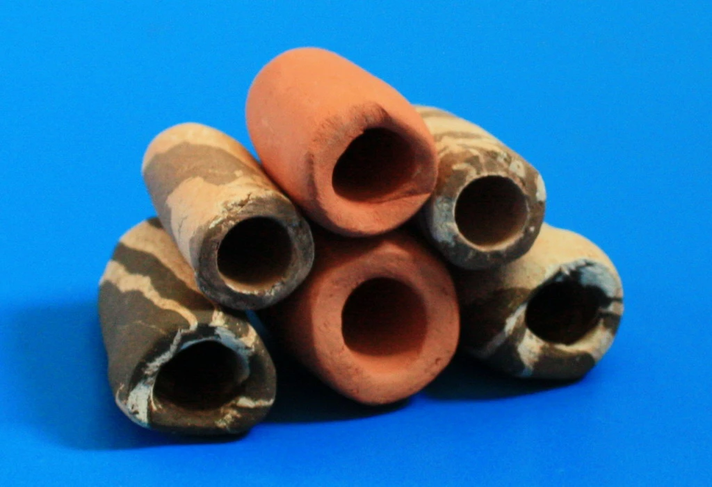 6 X Garnelenhöhlen Terrakotta/Regenbogen Aus Ton - Brut- Oder Versteckplätze 3 6 X Garnelenhöhlen Terrakotta/Regenbogen Aus Ton - Brut- Oder Versteckplätze