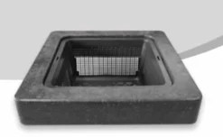 Schwimmender Teichkorb - Insel Ca. 25 X 25 Cm, Schwarz