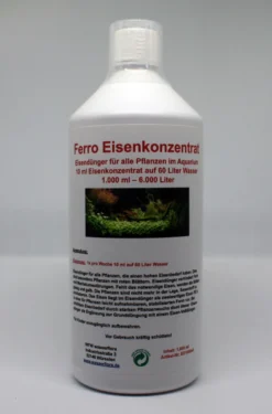 1.000 Ml Ferro Eisenkonzentrat / Eisendünger Für 6.000 Liter Wasser