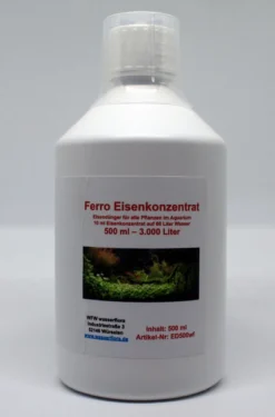 500 Ml Ferro Eisenkonzentrat / Eisendünger Für 3.000 Liter Wasser