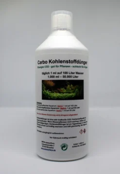 1.000 Ml Carbo Kohlenstoffdünger Für 50.000 Liter Wasser, Flüssiges CO2 - Gut Für Pflanzen - Schlecht Für Algen