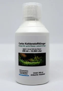 250 Ml Carbo Kohlenstoffdünger Für 12.500 Liter Wasser, Flüssiges CO2 - Gut Für Pflanzen - Schlecht Für Algen