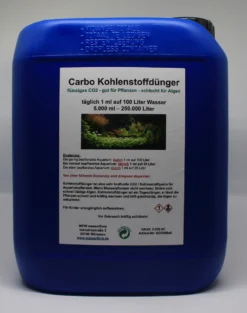 5 Liter Kanister Carbo Kohlenstoffdünger Für 250.000 Liter Wasser, Flüssiges CO2 - Gut Für Pflanzen - Schlecht Für Algen